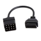 Переходник ГАЗ (Газель, Соболь, Волга, УАЗ) OBD 12 pin на 16 pin OBD2 - изображение 4