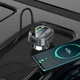 Автомобильный блютуз адаптор FM-трансмиттер HOCO E70 Модулятор Bluetooth MP3 с функцией быстрой зарядки + слот micro-SD PD30W+QC3.0 Громкая связь Черный - изображение 8