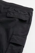Брюки карго H&M пх8316 чорні 140 - изображение 4