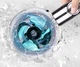 Турбо лейка c вентилятором и фильтром вращение 360° TURBOCHARGED SHOWER HEAD СИНЯЯ - изображение 3