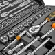 Набор головок торцевых с трещоткой 1/4" 45 предметов INGCO INDUSTRIAL - изображение 6