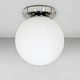 Люстра стельова лофт Light House LS-18638F-1 CR+WH хром, білий плафон - зображення 1