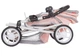 Коляска для кукли CARRELLO UNICO 9346 PINK із сумкою - зображення 4
