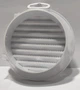 Вентиляционная решетка AIRROXY AOzS 150 white круглая нерегулируемая с сеткой белая (02-152) - изображение 2