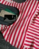 Купальник закритий МАМА жіночий H&M 0833484 S Червоний/Полоска - зображення 3