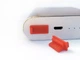Заглушка USB від пилу v.2, силіконова 1 шт, Червона - зображення 1