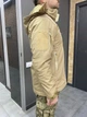 Куртка тактическая WOLFTRAP Softshell, цвет Койот, размер M, зимняя мужская куртка софтшелл для военных - изображение 4