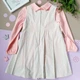 Костюм летний для девочки Hawk Kids Lav050348 104 см Персиковый - изображение 2