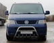 Кенгурятник WT003 (нерж) 60мм, без напису для Volkswagen T5 Caravelle 2004-2010 років - зображення 1