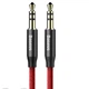 Кабель Baseus CAM30-C91 аудио Jack 3.5mm Yiven Audio Cable M30 M/M 1.5m black/red - изображение 1