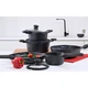 Стільник з кришкою Vinzer Kuro Induction Line 16 см 1,2 л 50426 - зображення 4