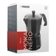 Кавоварка гейзерна Vinzer Moka Nero на 6 чашок 50395 - зображення 3