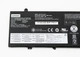 Батарея для ноутбука Lenovo ThinkPad T480S (01AV478, L17L3P71 11.58V 57Wh 4920mAh) Аккумулятор - зображення 4