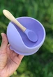 Тарелка силиконовая Фиалка - изображение 3