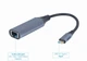 Гігабітний мережний адаптер Cablexpert USB Type-C - RJ-45 0.15 м Сірий (A-USB3C-LAN-01) - зображення 2