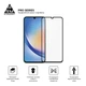 Защитное стекло на Samsung Galaxy A34 5G (A346) с олеофобным покрытием, Pro, полное проклеивание, антистатичный и пылеотталкивающий слой, 9H, самоклеющееся, 2.5D, на весь экран, антистатический клей, ArmorStandart (ARM66207) - изображение 2