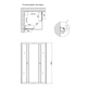 Душевая кабина Lidz Wawel SC80x80.SAT.LOW.FR, стекло Frost 4 мм без поддона - изображение 2
