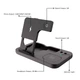 Зарядка беспроводная Qi 4in1 Wireless Charger JYD-WC132 |5-15W, Watch/AirPods/Pencil/Phone| black - изображение 5