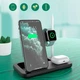 Зарядка беспроводная Qi 4in1 Wireless Charger JYD-WC132 |5-15W, Watch/AirPods/Pencil/Phone| black - изображение 13
