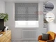 Римская штора система Light I&H Рогожка Димаут стальная 110*170 см - изображение 1