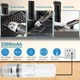 Автомобильный пылесос ручной портативный Car Vacuum Cleaner для сухой уборки Grikey Mini (2500mAh, 75W, USB) - изображение 5