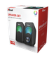 Акустическая система/колонки Arys Compact Rgb 2.0 для компьютера 10W/USB/с подсветкой Черный - изображение 3