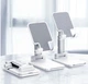 Универсальный держатель подставка Mobile Phone holder для мобильного телефона, планшета L-301 White - изображение 4