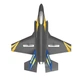 Радиоуправляемый самолет Blitz F35 Lighting 2 гироскопом и с сервоприводами закрылок Черный - изображение 2