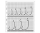 Гачки Owner J-Light Worm Hook 5109 (B-94) №1/0 Black chrome - зображення 3