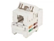 Вставка-кейстон Monoprice RJ45 для мультимедийных настенных панелей белый MNKS-CAT5E-WH - изображение 2