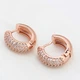 Серьги от дизайнеров Rigant 21369 1,5см*16мм Белый - изображение 2