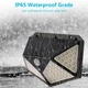 Ліхтар прожектор світильник на сонячній батареї з датчиком руху Solar Wall Lamp SH-100 Чорний - зображення 4