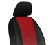 Авточехлы для SSANGYONG REXTON 2001-2012 Pok-ter еко кожа Elit красные (на передние сиденья) - изображение 3