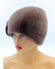 Зимняя меховая шапка женская VECONS "Катушка" One size капучино - изображение 6