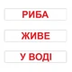 Набор больших карточек Чтение по Доману 120 слов на украинском Вундеркинд с Пеленок (2100064095665) - изображение 5