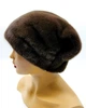 Норковая меховая женская шапка VECONS "Волна" One size капучино - изображение 6
