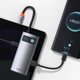 USB-хаб Baseus Metal Gleam Series 4-in-1 Multifunctional Type-C HUB Docking Station Gray（Type-C to HDMI*1+USB3.0*1+USB2.0*1+PD*1） (CAHUB-CY0G) - изображение 9