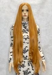 Парик на сетке PoliLy Lace Wig Super Straight тон 144B длинный светло-рыжий 100 см - изображение 1