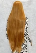 Парик на сетке PoliLy Lace Wig Super Straight тон 144B длинный светло-рыжий 100 см - изображение 5
