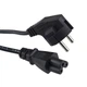 Мережевий кабель для живлення CEE 7/7-C5 1.2м 2.5А/250V 3x0.75мм кабель трьох-контактний для ноутбука (1009916-Black) - зображення 4
