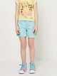 Детские джинсовые шорты для девочки Minoti 10TWILLS 3 36399JNR 98-104 см Бирюзовые (5059030740757) - изображение 1