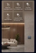 Розумний бездротовий вимикач з димером Aqara H1 Smart Knob Wireless Switch Zigbee 3.0 Apple HomeKit ZNXNKG02LM (білий / white) - изображение 10