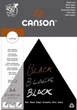 Альбом для малювання, чорний папір, для ескізів Canson Black А4 21*29,7 см, 240 г/м2, 20 аркушів - изображение 1