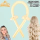 Мягкие шелковые бигуди для локонов с резинками и заколкой Stely Hair Hold Желтый - изображение 1