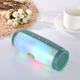 Беспроводная Bluetooth колонка с RGB подсветкой T&G TG165C-LED со светомузыкой, USB, microSD, FM радио, Микрофон Mint - изображение 6