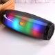 Беспроводная Bluetooth колонка с RGB подсветкой T&G TG165C-LED со светомузыкой, USB, microSD, FM радио, Микрофон Black - изображение 3