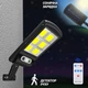 Вуличний ліхтар на сонячній батареї Solar 6COB,12V з чорним пультом - зображення 1