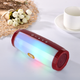 Бездротова Bluetooth колонка з RGB підсвічуванням T&G TG165C-LED зі світломузикою, USB, microSD, FM радіо Red - зображення 10