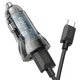 Зарядное устройство hoco. Z47 Transparent Discovery Edition два выхода USB 20W, поддержка быстрой зарядки набор с кабелем 1м Type-C - изображение 3