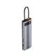 USB-Hub Metal Gleam Series 11-in-1 Multifunctional Type-C HUB Docking Station Space Gray - изображение 4